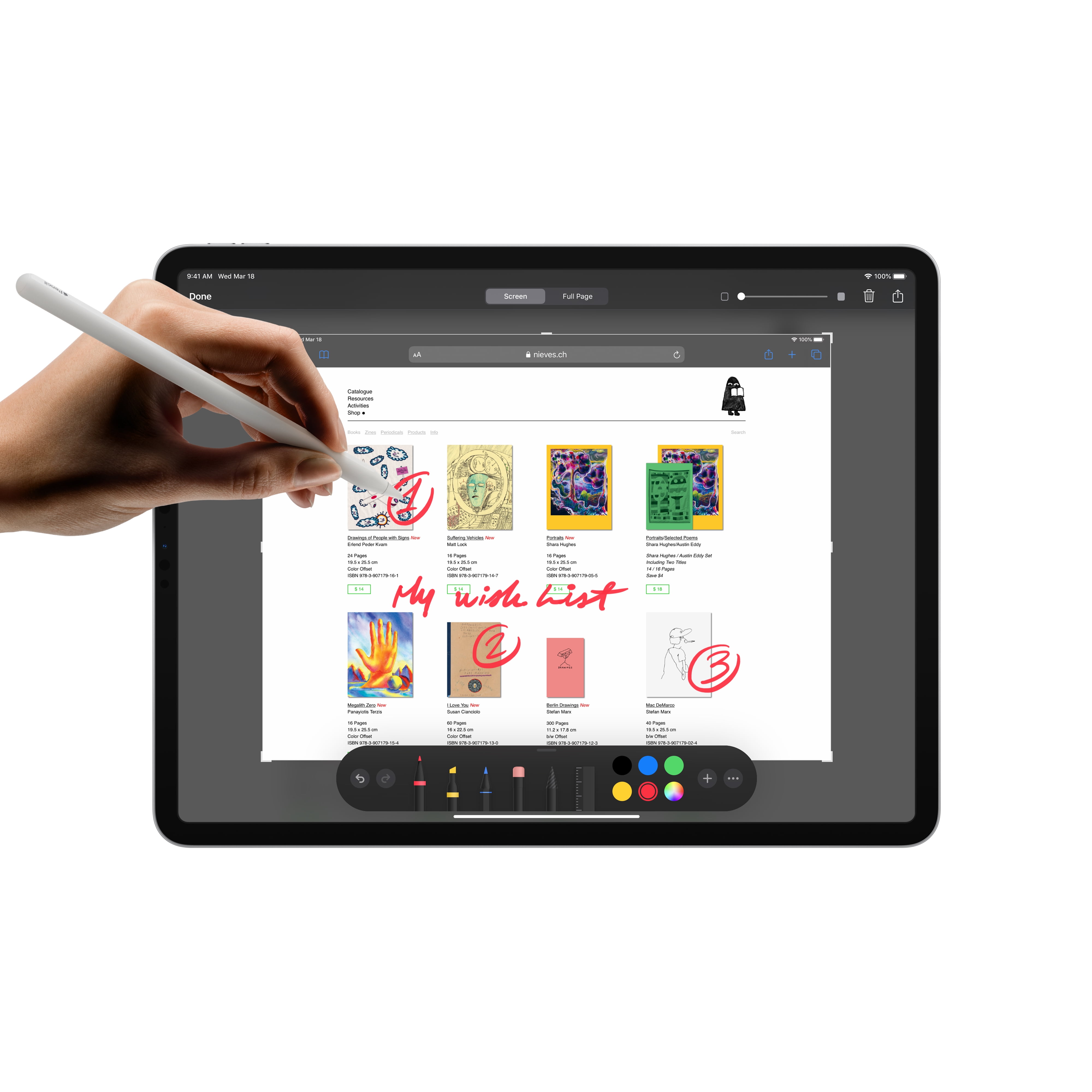 2020 Apple 12.9-inch iPad Pro Wi-Fi 256GB - Silver (4th Generation 
