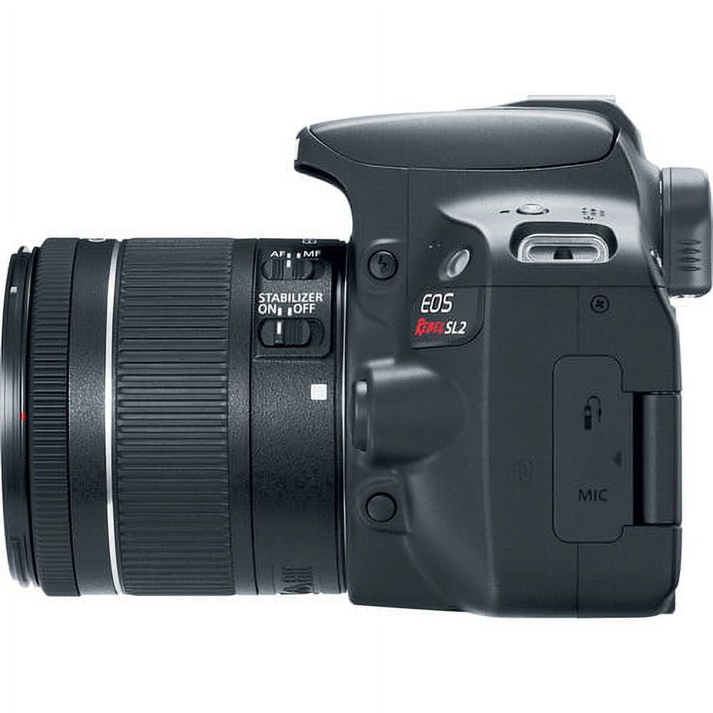Canon EOS Rebel SL2 DSLR Camera with 18-55mm Lens (Black) - image 4 of 5