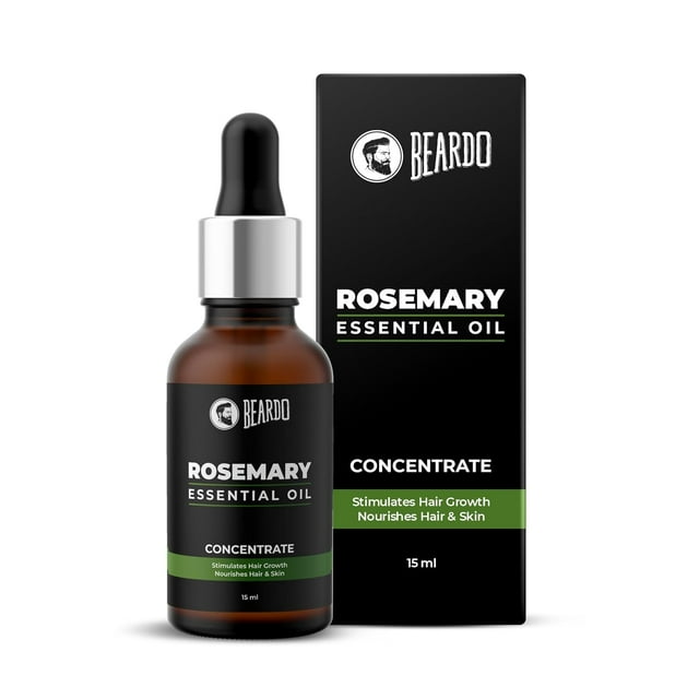 Beardo Huile Essentielle de Romarin, 15 ml Chacune (Lot de 2)