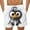 White, variant on Purcolt Men's Swim Trunks Funny Bird Printed Beach Board Shorts Summer Novelty Athletic Running Shorts