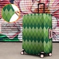 thumbnail image 4 of Green Argyle Pattern Luggage Cover Fashion Suitcase Cover Baggage Covers Fit 25-28 Inch Luggage (Go Travel), 4 of 5