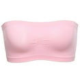 thumbnail image 6 of Shulemin Strapless Bra,Solid Color Women Breathable Strapless Hollow Back Bra Sport Tube Top Underwear, 6 of 7