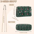 thumbnail image 4 of FORMRS Women Crossbody Purse with Chain Strap Vegan Leather Shoulder Handbag, Red Christmas Trees, 4 of 7