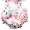 thumbnail image 3 of 2PC Newborn Baby Girls Clothes Floral Jumpsuit Romper Playsuit Headband Outfits 0-24 Months, 3 of 5