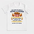 thumbnail image 3 of Omeoer Divertida Camiseta de Cubo Familiar de Pollo Frito Humor Sarcástico de Comida Playera Gráfica para Hombre Mujeres Algodón Suave Casual Camiseta Novedosa, 3 of 6