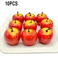 thumbnail image 1 of 10Pcs Miniature Simulation Super Small Apples Foam Plastic Home Decor，Red Apple, 1 of 11
