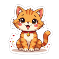 thumbnail image 4 of cartoon CatStickers Stickers, Waterproof CatStickers Sticker for Water Bottle Laptop Phone Cases Planner Skateboard Luggage Helmet Party Favor Decor, Ideal for Adults Teens Teacher Rewards, 4 of 9