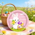 thumbnail image 3 of A Easter Disposable Dinner Plates, 16Pc 9In Large Bunny Shaped Paper Plates With Food-Grade Thickened Pulp And Festive Easter Design For Parties And Gatherings, 3 of 7