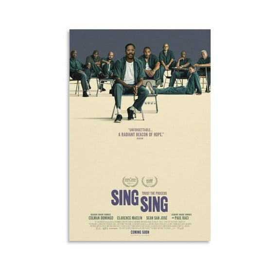 Sing Sing Movie Poster Canvas Prints Wall Art Paintings for Wall Decor Room Decor Poster Canvas Art Poster And Wall Art Picture Print Modern Family Bedroom Decor Posters