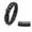 Customize-Black-20cm, variant on Mens Double-Band Black Braided Leather Bangle Bracelets Cremation Jewelry for Ashes Wristband Memorial Urn Bangle with Cross Charm