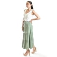 thumbnail image 2 of Falda midi de lino Roman Fashion /Juvenil, 50061 (Pistache) verde claro CH, 2 of 5