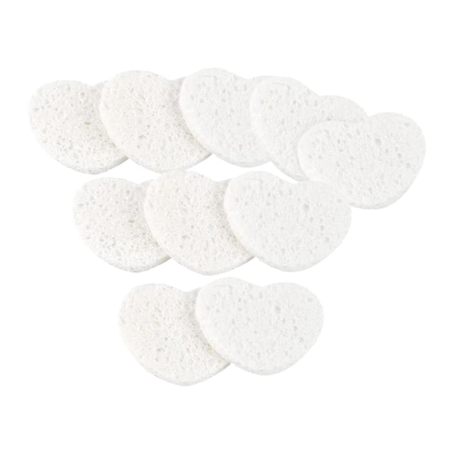 10 piezas de hojas de espuma de arte texturizado tablas de pintura absorbente de textura suministros de arte de pintura para pintura de bricolaje Corazón 7x6cm
