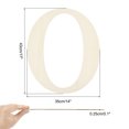 thumbnail image 2 of 17 Inch Wooden Letter,Large Blank Unfinished Wooden Alphabet Letters for Crafts, DIY Projects, Birthday, Party(Letter O), 2 of 7