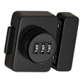 thumbnail image 4 of Cerradura de combinación para puerta, pestillo de seguridad para armario, cerradura con contraseña y cerrojo giratorio Negro, 4 of 7