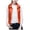Orange, variant on Jacket for Women Winter Cotton Ultralight Solid Sleeveless Stand Up Collar Outdoor Puffer Down Short Vest Waistcoat Fall Warm Coat Orange XL