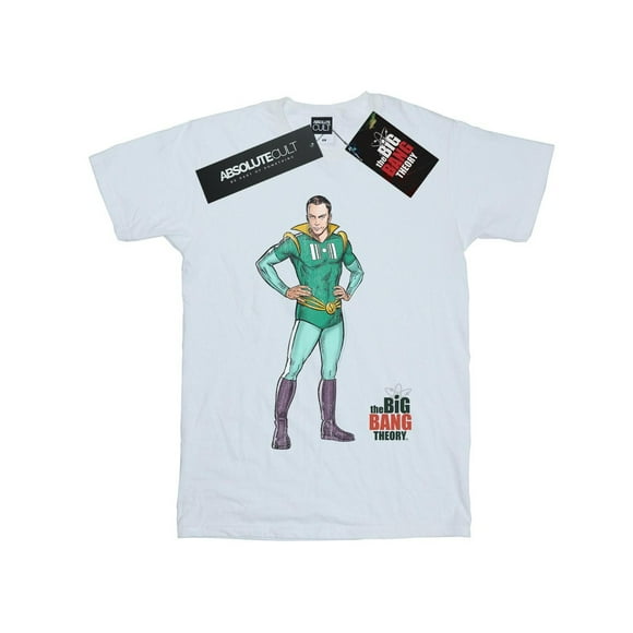The Big Bang Theory T-Shirt de Super-Héros Sheldon Mens