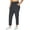 Charcoal, variant on RBX Active Women's Plus Size Ribbed Side Woven Ankle Pant With Pockets