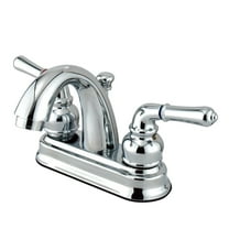 Kingston Brass GKB5611NML 4 in. Centerset Bathroom Faucet, Polished Chrome