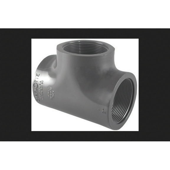 Charlotte Pipe & Foundry PVC 08402 1000HA 1/2" PVC SCH80 TxTxT Tee