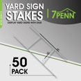 thumbnail image 4 of 7Penn H Frame Yard Sign Stakes Metal Sign Holder H Stakes for Yard Signs 10x30 Inch 50 Pack, 4 of 4