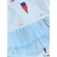 thumbnail image 6 of Bagilaanoe Newborn Baby Girl One-Piece Swimsuit Print Sleeveless Tulle Swimwear 3M 6M 12M 18M 24M Infant Summer Ruffle Bathing Suit, 6 of 7