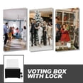 thumbnail image 4 of USHOBE Donation Suggestion Box with Lock Black Acrylic Simple Design Home and Office 1Pack, 4 of 8