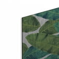 thumbnail image 2 of Luxe Metal Art 'Tropical Leaves 10' by Mark Ashkenazi Metal Wall Art, 24" x 16", 2 of 8