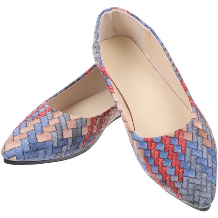 

BESTONZON 1 Pair Simple Style Flat Sole Shoes Breathable Shoes Casual Loafers Slip-ons