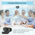 thumbnail image 3 of 1080P Webcam with Microphone, HD Webcam Web Camera with Tripod Stand, Widescreen USB Computer Camera, Streaming Mic Web cam for Online Calling/Conferencing,Facetime/YouTube Desktop Laptop PC, 3 of 7