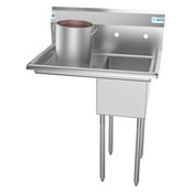 Advance Tabco 940 Series 35 X 29 Free Standing Service Sink Walmart Com Walmart Com