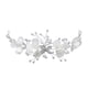 thumbnail image 4 of Tocado de flores blancas de princesa, vestido de pelo de perlas, accesorios para el cabello de boda de cristal nupcial para niñas, tocado de niña LingWen 1327533222426, 4 of 5