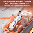 thumbnail image 4 of Souris BT, Souris de Jeu Double Mode RVB Transparente, 800/1200/1600/2400 DPI, Souris d'Ordinateur Rechargeable, pour PC Portable, 4 of 7
