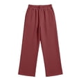 thumbnail image 7 of gibobby Mens 2 Pieces Sets Long Sleeve Casual Polo Shirt Fall Winter Loose Sweatpants Lounge Vacation Outfits Set (Brick Red,M), 7 of 7