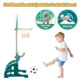 thumbnail image 5 of NYEEKOY 5 in 1 Toddler Slide and Swing Set, Indoor and Outdoor Kids Playset with Slide, Swing, Climber, Basketball Hoop and Ring Toss Game, Kids Slide and Swing Playground for Toddlers Age 1-8, 5 of 11