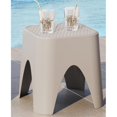 thumbnail image 2 of Strata Furniture Mallorca Table Traditionnelle en Rotin de Polypropylène en Gris, 2 of 2