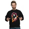 thumbnail image 2 of DC Comics Mens Wonder Woman 84 Diana 80s Triangle Sweatshirt, 2 of 3