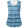 thumbnail image 5 of T-Shirt Sans Manches pour Femmes, Débardeur Ample à Col Rond, Haut en Tricot Extensible Décontracté pour Femmes, Doux pour Tous les Jours, 5 of 5