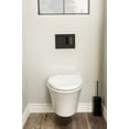thumbnail image 3 of Kohler 8857-BL Flush Actuator Plate for 2 x 4 In-Wall Tank & Carrier System - Matte Black, 3 of 5