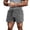 Grey, variant on Men's Shorts, Casual With Pockets Solid Waist Sports Shorts Color Men Mid Men's Casual Shorts Ski Training Shorts Grey M