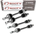 thumbnail image 2 of 4 pc Sixity XT Front Rear Left Right Axle compatible with Kawasaki Brute Force 650i 2010 - KVF650FAF 4X4, 2 of 3