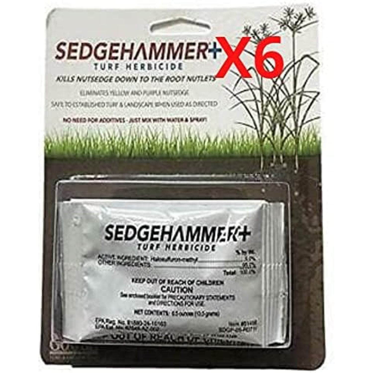 Sedgehammer Plus Turf Herbicide 13.5 Grams (6 Packs)