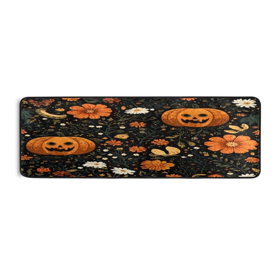Long Floor Mat Hallway Carpet 72x24 Inch Area Carpet Non-slip Entrance Carpet Washable Door Mat Kitchen Bedroom Living Room Cute Halloween Pattern
