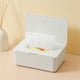 thumbnail image 4 of Caja de pañuelos con funda para teléfono celular, organizador de papel facial para cocina, baño, tocador, encimeras, dormitorio, tocador y mesas, contenedor de pañuelos de plástico de regalo, 4 of 6