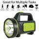 thumbnail image 4 of Linterna LED ultra potente recargable por USB 135000 lúmenes 6000 mah Linterna impermeable de alta potencia para emergencia Senderismo Camping Caza (sin luz lateral) JFHHH pequeña, 4 of 5
