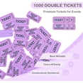 2000 Pcs 1000 Pairs Raffle Tickets, 50/50 Double Raffle Tickets, 250 ...