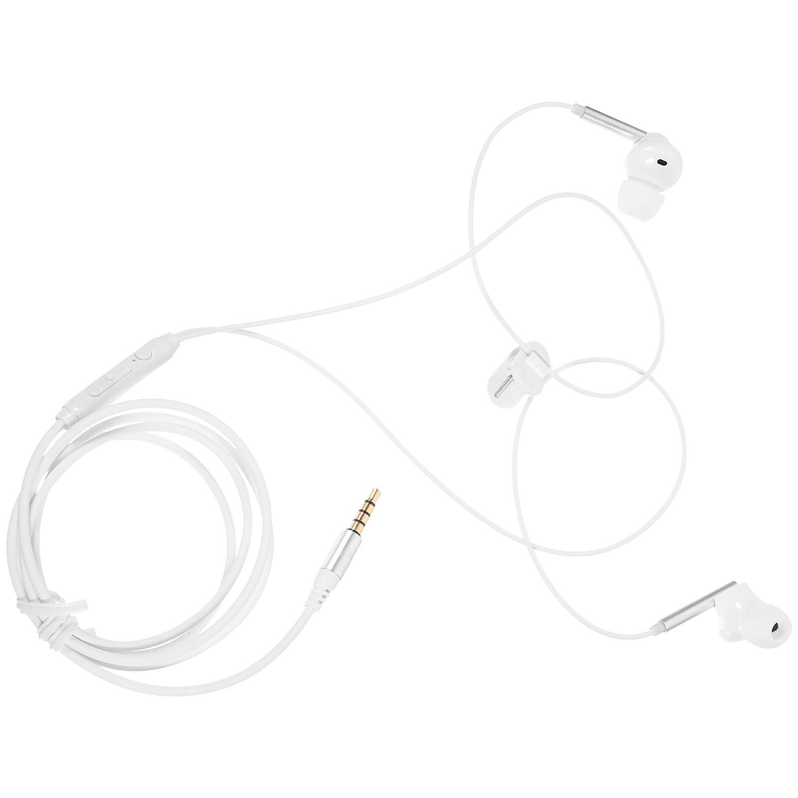 HAMPPLIES Back to School Wired Earbud Headphones Plastic Immersive Audio 1Pack