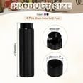 thumbnail image 2 of Uxcell 4 Pack Aluminum Alloy Bike Pegs Anti-Skid Fit 3/8 inch Axles Purple Black, 2 of 7