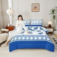 thumbnail image 4 of Castle Fairy Bohemian Paisley Twin Comforter Sets,Traditional Flower Bedding Set, 4 of 8
