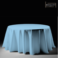 thumbnail image 4 of Mantel Para Mesa Redonda Medida 2.90 Diámetro Azul Cielo, 4 of 6