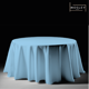 thumbnail image 4 of Mantel Para Mesa Redonda Medida 2.90 Diámetro Azul Cielo, 4 of 6